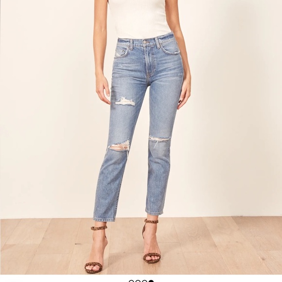 Reformation Julia High Cigarette Jean - Picture 1 of 16